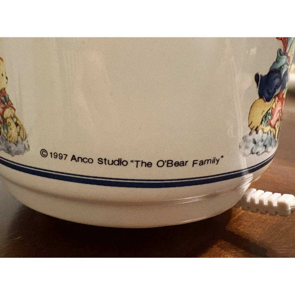 Anco Studio Electric Potpourri Pot The O’Bear Family Vintage Original Box 1997